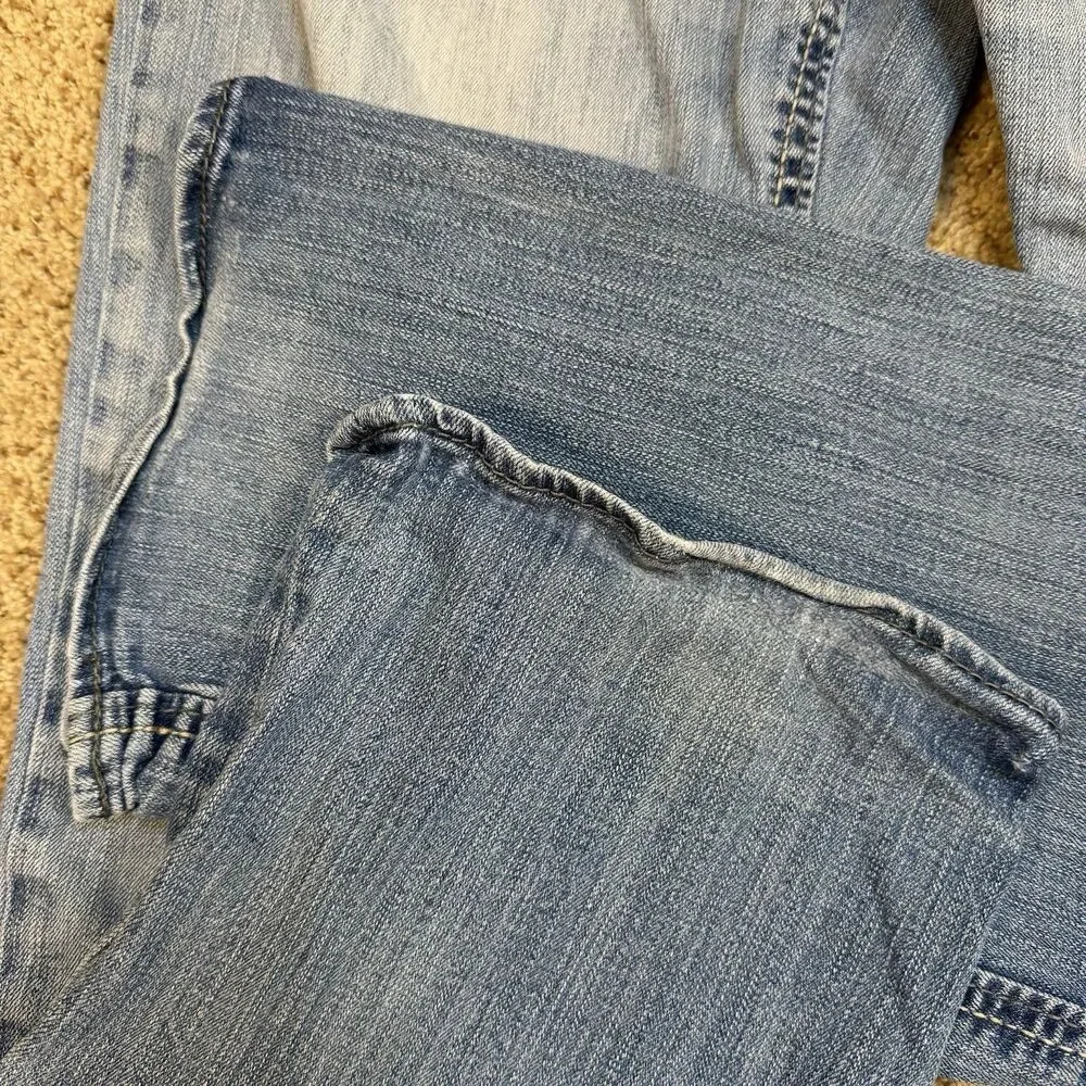 BKE Mens Jeans Tyler Straight Leg Blue Short 32S Tarasenko 2 wash